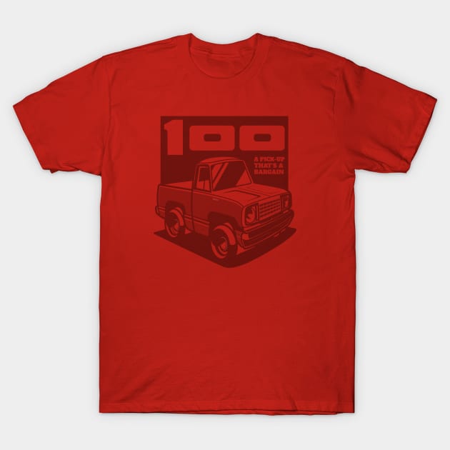 Bright Red - D-100 (1978 - White-Based - Ghost) T-Shirt by jepegdesign